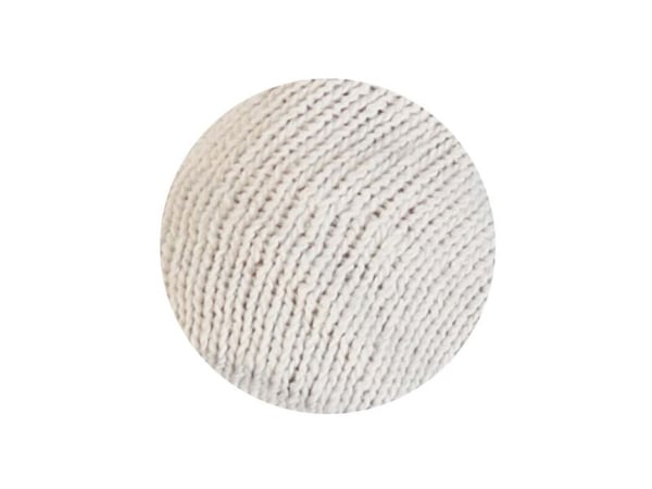 Strikhandsker med dotter, Size 9/L nylon/polyamid, hvid/blå, Pakke a 12 par