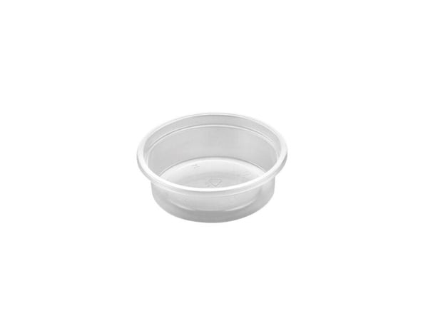Plastbakke, 3050, Rund, Ø 101, højde 40 PP, transparent, karton a 1000 stk