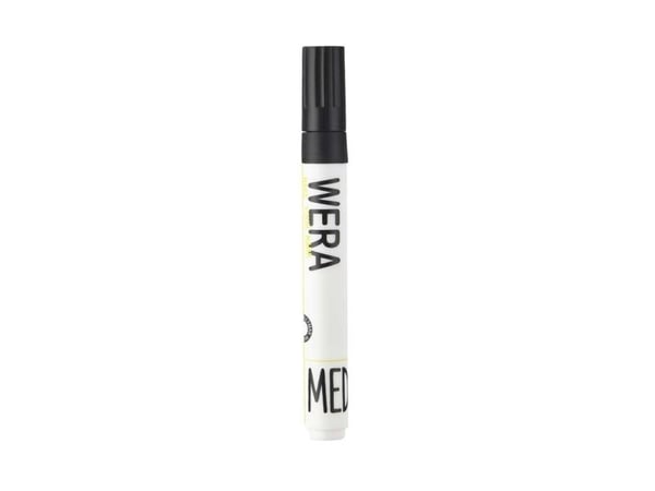 Whiteboardmarker WERA svart rund 1-3mm - (12 st.)
