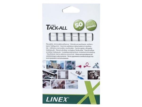 Linex 400098267, Hvit, firkant, 1,03 cm, 0,4 mm, 72 g, 6 stykker