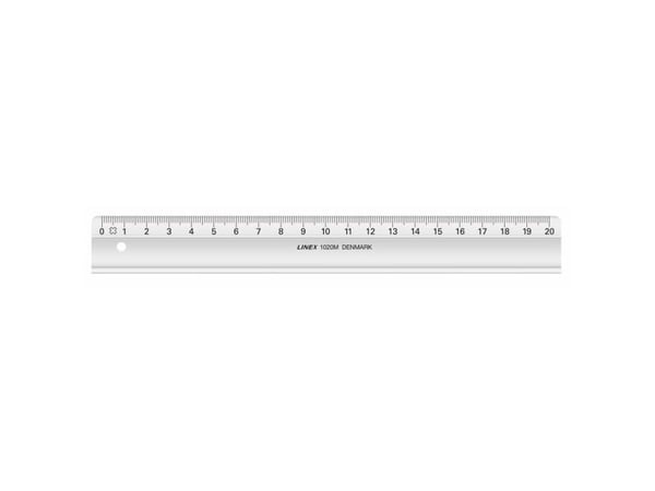 Lineal plast LINEX 20cm 20cm 1020