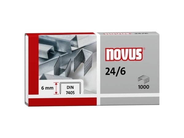 Novus 040-0158, Stiftkassett-enhet, 4 mm, 1000 stifter, Metall