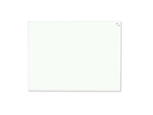 Magnetisk glastavle 60 x 80 cm hvid