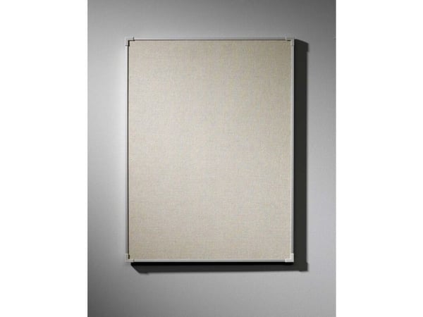 Opslagstavle, Lintex Boarder, grå, 1200 x1200mm