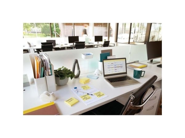Post-It R330-CY, firkant, Gult, Papir, PEFC, 76 mm, 76 mm