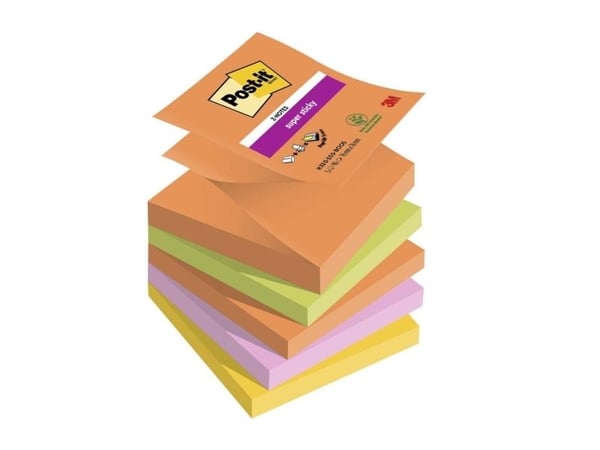 3M 7100258789, Torg, Multifärg, papper, 76 mm, 76 mm, 90 ark