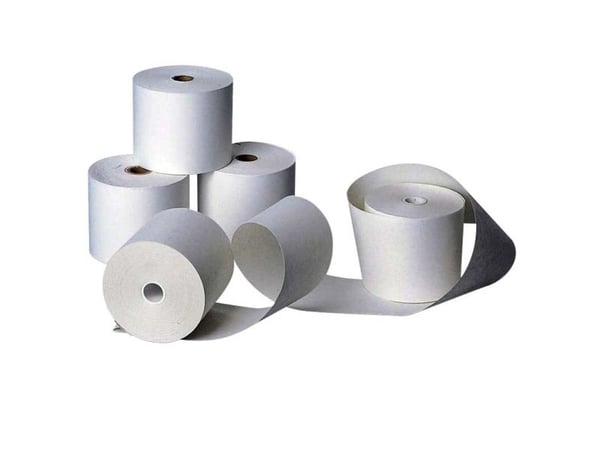 Regnerulle 57x70x13 mm hvid 35m til InkJet - (pakke á 5 ruller)