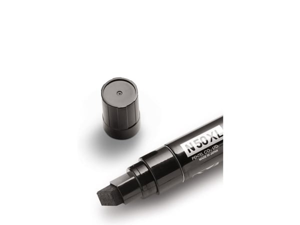 Tussi Pentel N50XL-A musta Viistot 8-15mm - (6 kpl.)