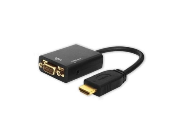 Savio CL-23, 0,5 m, VGA (D-Sub), HDMI Type A (Standard), Hankjønn, Hunkjønn, 1920 x 1080 piksler