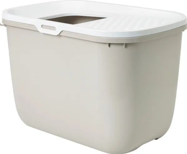 SAVIC Hop In kattetoilet, 58,5x39x39,5 cm, hvid/mocca