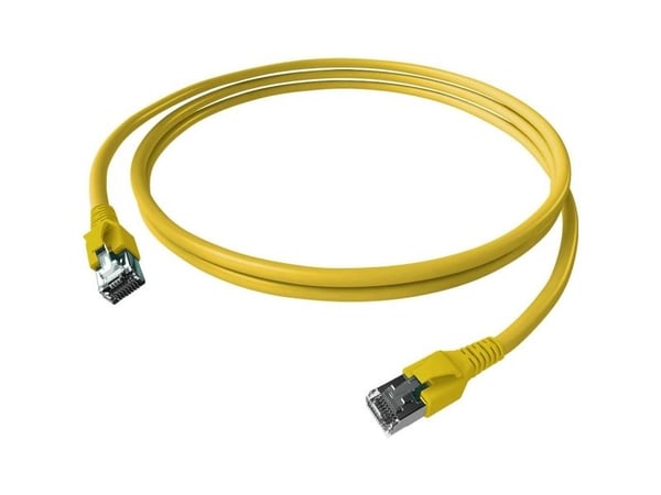 EasyLan CP1KYBY0015, 1,5 m, Cat6a, S/FTP (S-STP), RJ-45, Gul