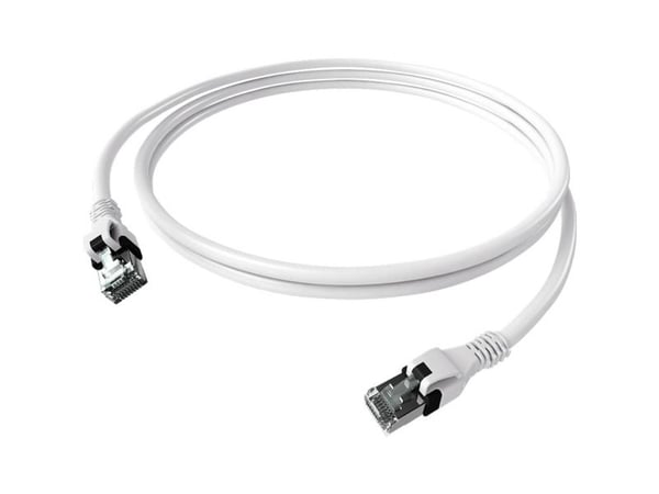 EasyLan CPP1OWAWAW0020, 2 m, Cat6a, S/FTP (S-STP), RJ-45, RJ-45, Valkoinen