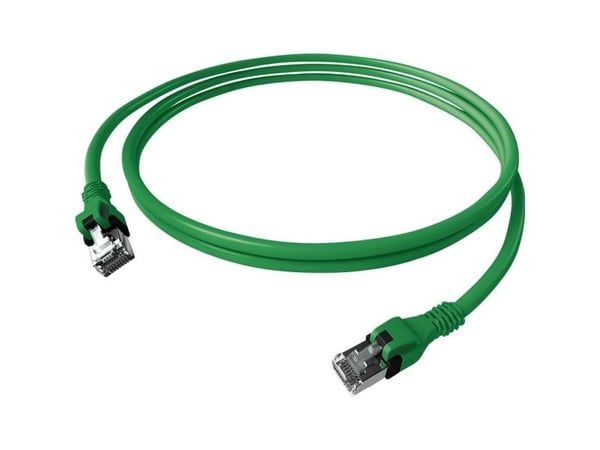 EasyLan CPP1OGAGAG0020, 2 m, Cat6a, S/FTP (S-STP), RJ-45, RJ-45, Grønn