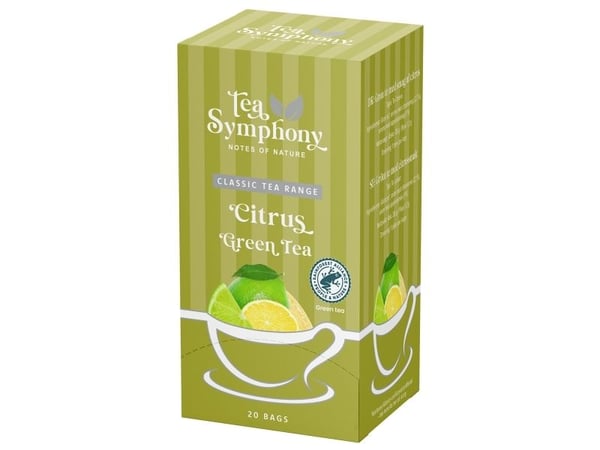 Tea Symphony Citrus Green Tea - (6 stk.)