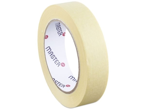 Maalarinteippi, Master'in Expert 80 °C lämmönkestävä, 25 mm x 50,00 m kokonaispaksuus 132 µm ytimen halkaisija - (36 kpl)