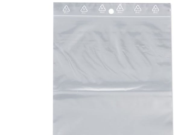 Lynlåspose, Master'in Performance, 50 µm 160 x 220 mm, LD-PE, transparent Uden tryk, Lynlåslukning k