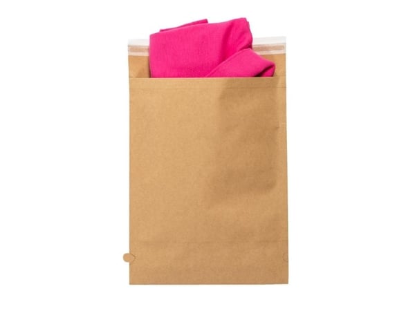 Forsendelsespose i Papir, Master'in Access, 420 x 450 mm, flat bag 100 % genbrug permanent adhesive - (200 stk.)