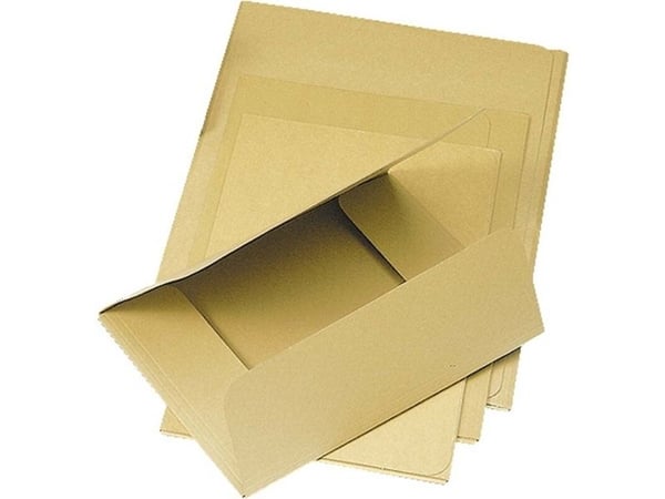 Elastikmappe, Mappe brown, 297x420mm, Karton - (25 stk.)