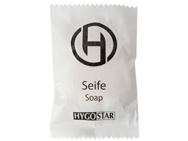 Hoteltilbehør, Hygiene & Janitorial Soap Ø4,5cm Single wrapped pakke a 50 stk