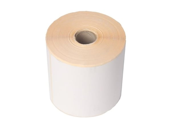 Thermoetiket, Etiket Thermo, Rektangulær Udvendig vikling, 105.00 x 220.00 mm andre syntetiske papir