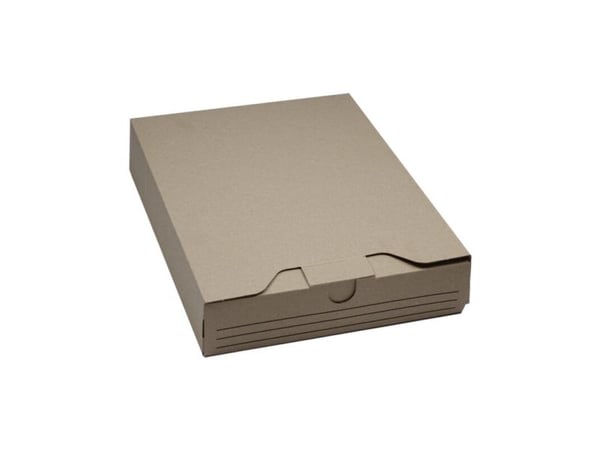 Arkivæske, Master'in Access indre dim: 320 x 245 x 58 mm, 1-lags E-flute, 2.000 mm, FEFCO 0426, brun - (50 stk.)