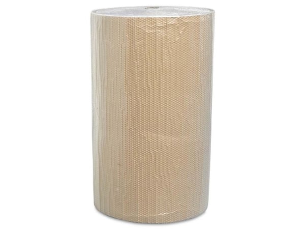 Coated boblefolie, 1000 mm x 75.00 m 3 lag, COEX-film, brun, Lille boble pose a 1 rulle