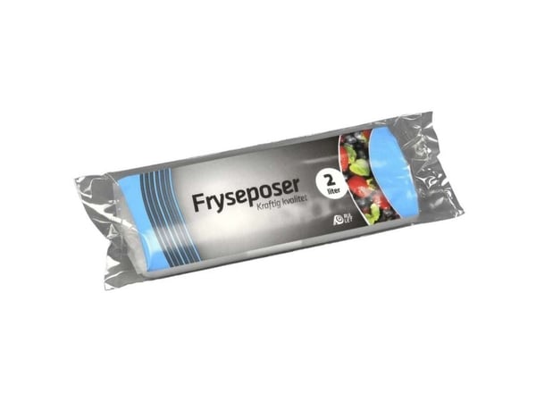 Fryseposer, 32 µm, 150 x 340 mm, LD-PE transparent, rulle a 30 stk Fødevaregodkendt - (42 stk.)