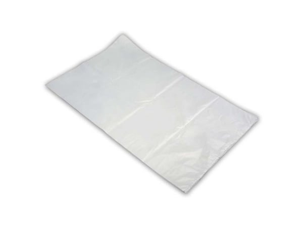 Flad pose, 40 µm, 600 x 1000 mm, LD-PE transparent, karton a 100 Fødevaregodkendt - (100 stk.)
