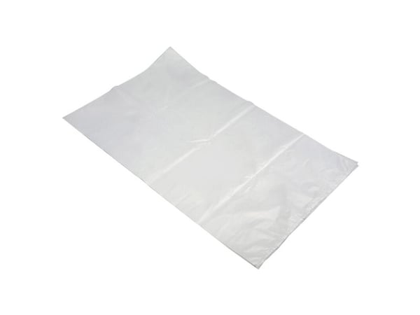 Flad pose, 90 µm, 600 x 1000 mm, LD-PE transparent, karton a 100 Fødevaregodkendt - (100 stk.)