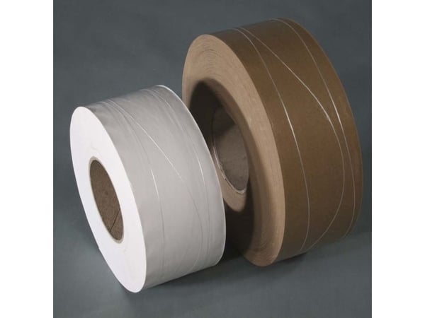 Pakkausteippi, kumilla vahvistettu Sinus 70 mm x 200,00 m, 70g/m2, Rulla voimapaperi, tärkkelys, vesiaktivoitu - (12 kpl)