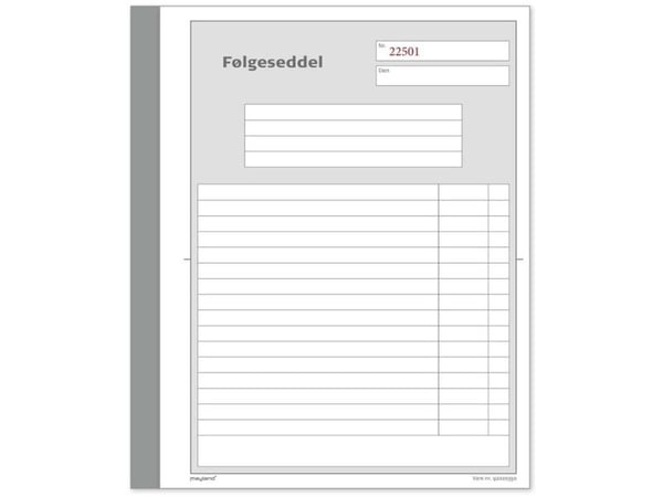 Mayland 92220350, Monokromatisk, Grå, Hvit, 50 ark, Voksen