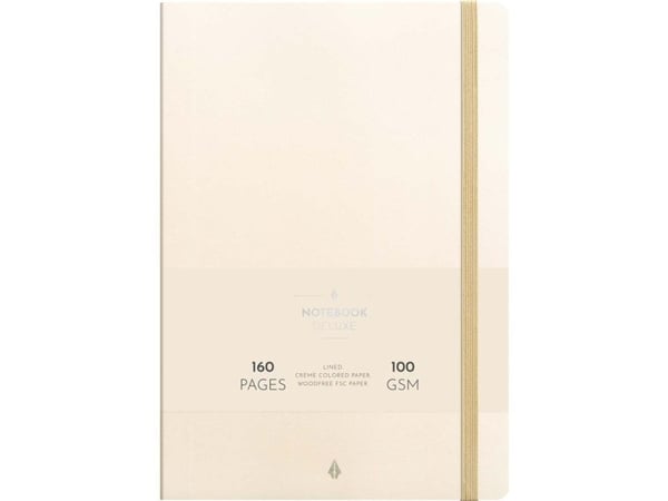 Notesbog, Mayland, B5, beige, 176x250mm - (5 stk.)