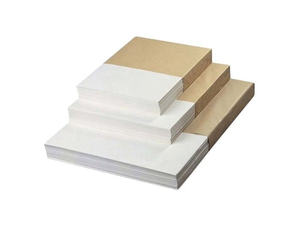 Stanset papir, 45 g/m2, 370 x 460 mm hvid, F443 NO PRINTED, Kraft palle 52 pakker, Fødevaregodkendt