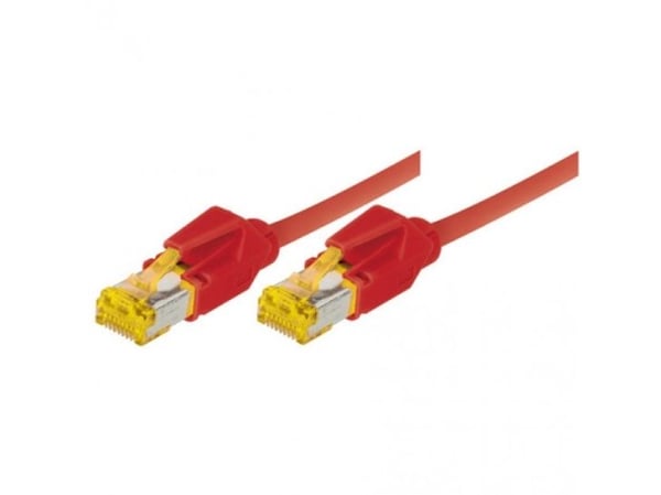Tecline 70700R, 0,5 m, Cat6a, S/FTP (S-STP), RJ-45, RJ-45, Rød