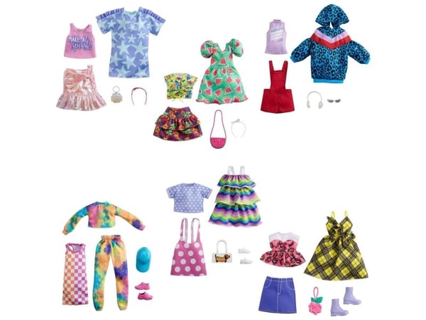 Mattel Barbie kläder 2-pack HRH44