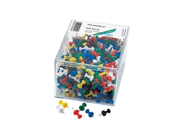Wedo 54 600, Multi, Metalli, Muovi, Laatikko, 23 mm, 600 kpl