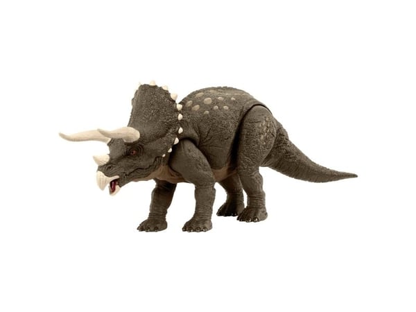 Jurassic World HABITAT DEFENDER TRICERATOPS, 4 år, Brun, Plast