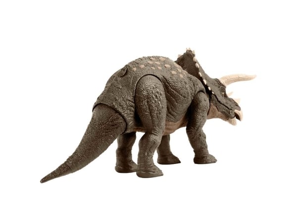 Jurassic World HABITAT DEFENDER TRICERATOPS, 4 år, Brun, Plast