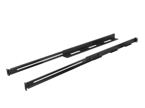 SETT MED MONTERINGSSKINNER FOR 19" SKYVESTATTSKAP 650-1090MM SORT LANBERG