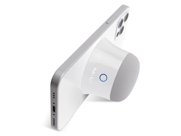 Ultron Mag-SoundMate - Høyttaler - for bærbar bruk - Bluetooth - hvit