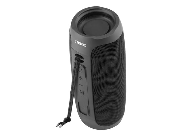 Streetz Bluetooth-høyttaler 2 x 10 W, svart, 20 W, 40 - 20000 Hz, 4 O, 90 dB, Trådløs, 10 m