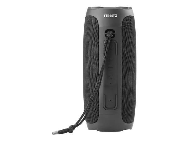 Streetz Bluetooth-høyttaler 2 x 10 W, svart, 20 W, 40 - 20000 Hz, 4 O, 90 dB, Trådløs, 10 m