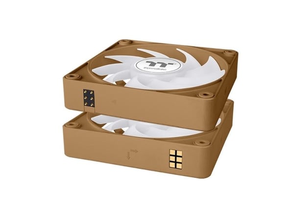 Thermaltake CT140 EX ARGB, Luftkjøler, 14 cm, 500 RPM, 1800 RPM, Sand