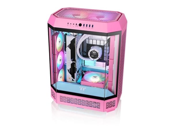 Thermaltake CT140 EX ARGB, Luftkjøler, 14 cm, 500 RPM, 1800 RPM, Rosa
