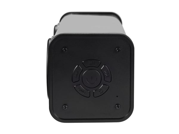 Streetz Gjennomsiktig bluetooth høyttaler med TWS og LED lyseffekter, 10 W, 180 - 20000 Hz, Trådløs, 10 m, Stereo bærbar høyttaler, Svart