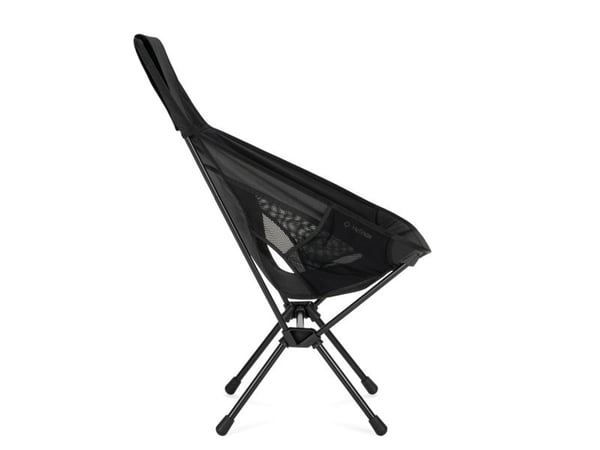 Helinox Chair One Highback (RE), 145 kg, Campingstol, 4 ben, 1,16 kg, Aluminium, Nylon, Polyester, Gummi, Silikon, Svart