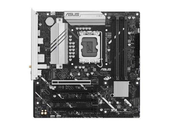 ASUS B860M MAX GAMING AX, Intel, LGA 1851 (Socket V1), Intel Core Ultra (Series 2), Intel LGA1851, DDR5-SDRAM, 256 GB