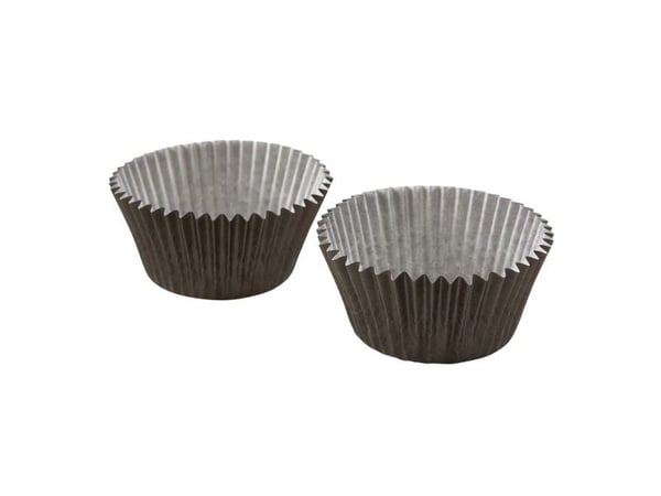 Muffin form, Rund, højde 35 mm indvendig diameter 50.0 mm Pergamentpapir, 70 g/m2, sort pakke a 1000