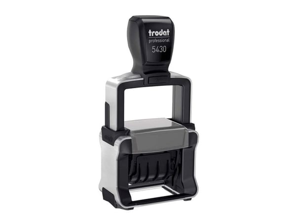 Trodat datumstämplare Professional 4.0 5430, 3-radig leverans inkl. kupong för textplatta - 1 st (121362)