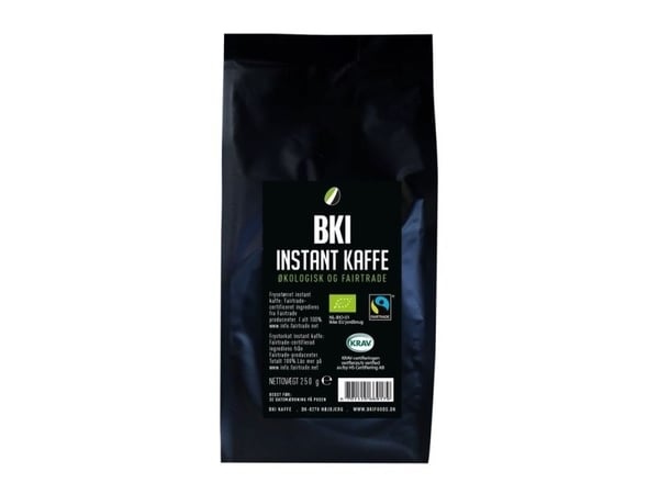 Kaffe instant, BKI Excellent pose med 250gr økologisk - (10 stk.)